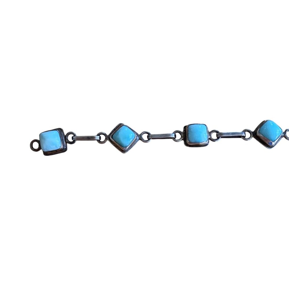 Sterling Silver 925 Turquoise Bracelet